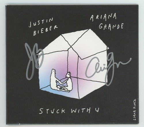 Signed justin bieber ariana - justin,
